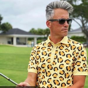 Rolo Golf cheetah print golf polo - size Large (brand new)